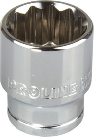 PROLINE Dvanaesterokutna nasadna glava, 1/2", 10 mm